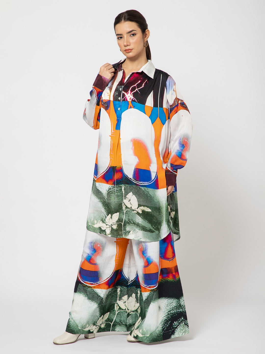 I waited for you at the platform kurta set