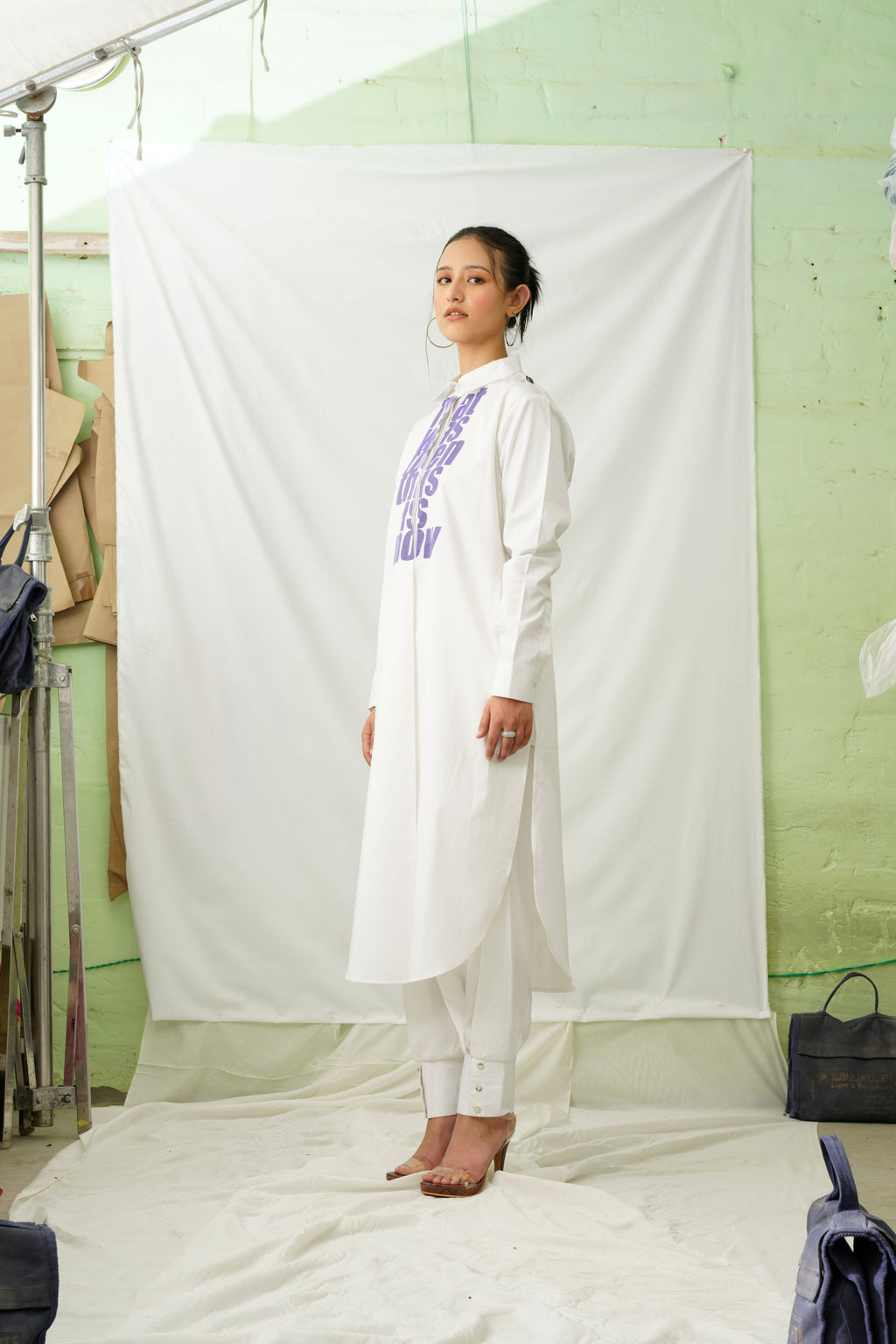 I dont think of the past now Kurta set