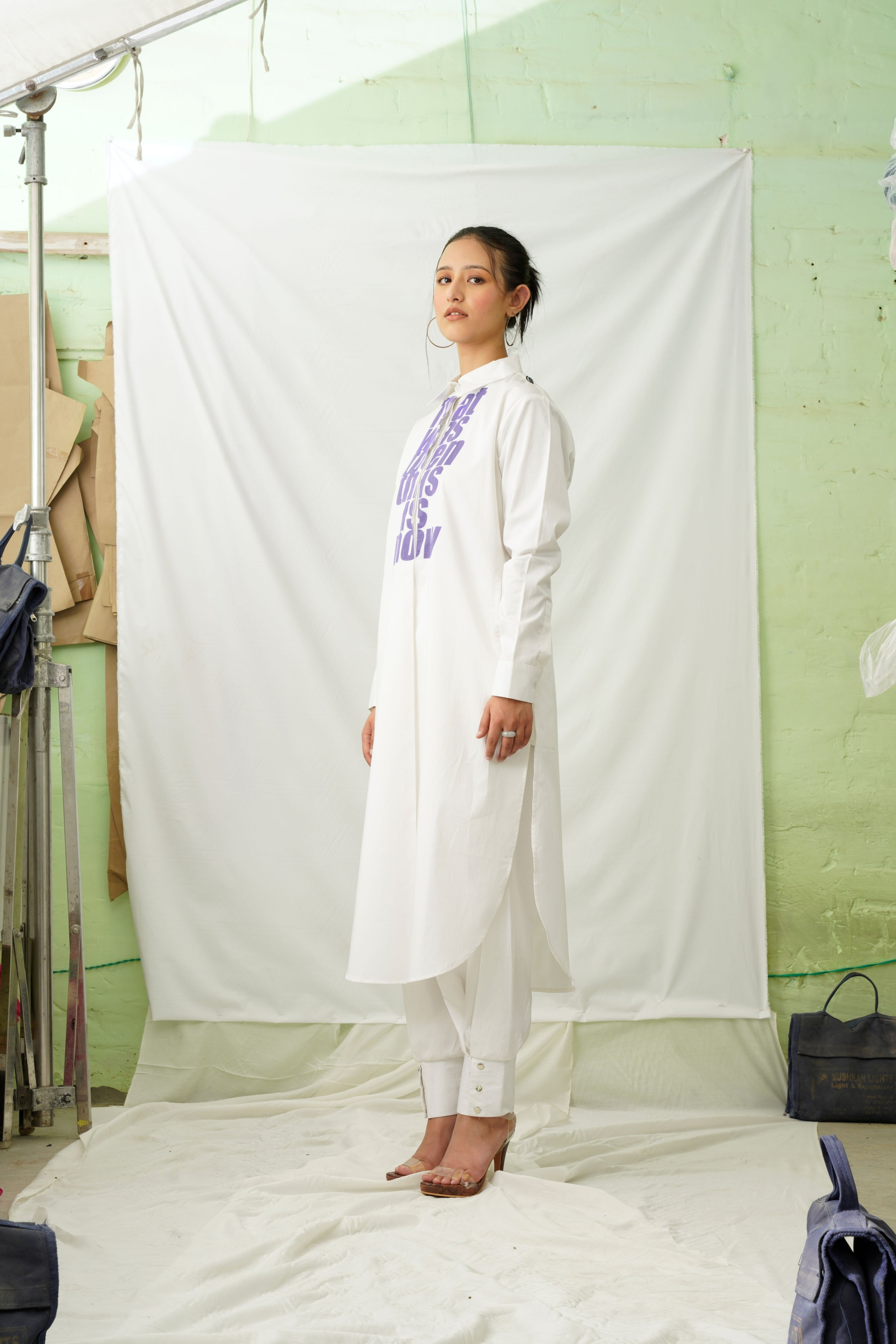 I dont think of the past now Kurta set